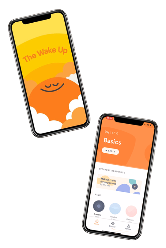 Headspace app screenshots